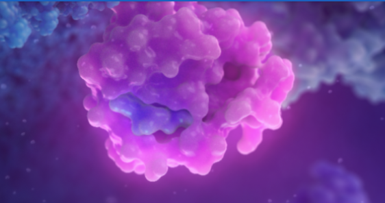 Molecular visual for Cracking the KRAS Code article.