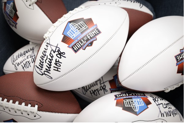 Signed footballs connected to the public awareness media outreach campaign.