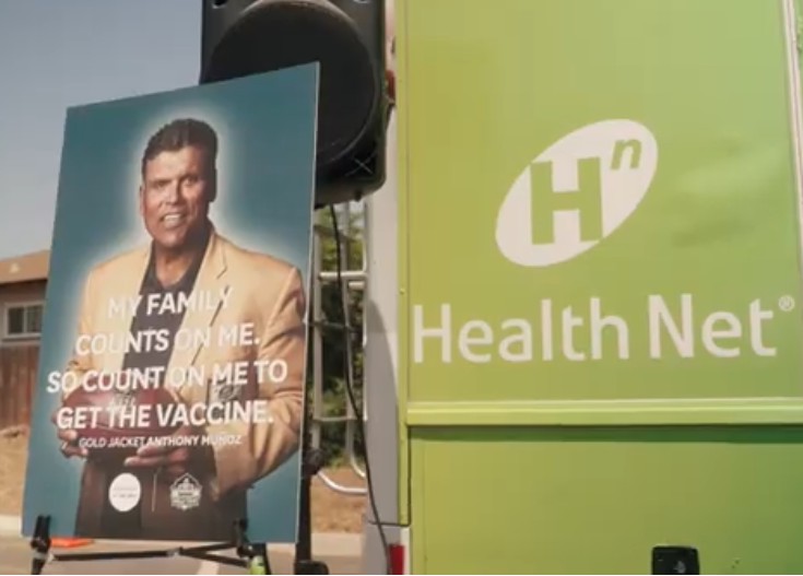 COVID-19 vaccine awareness campaign visual.