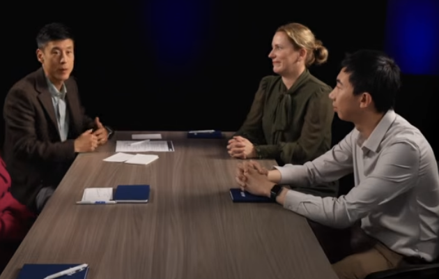 Panel conversation image for the AI in Drug Discovery article.